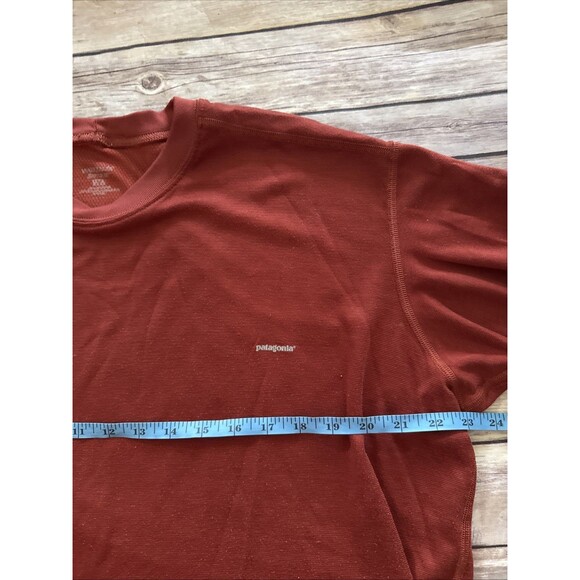Orange Patagonia Athletic Long Sleeve Capilene Shirt Men's XL Hiking - Picture 5 of 8
